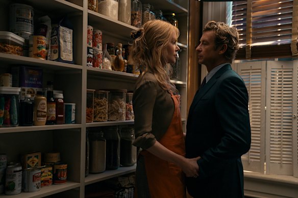 Nicole Kidman and Simon Baker play husband and wife in the crime drama Scarpetta.