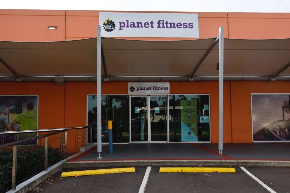 Planet Fitness in Casula on Saturday. 
