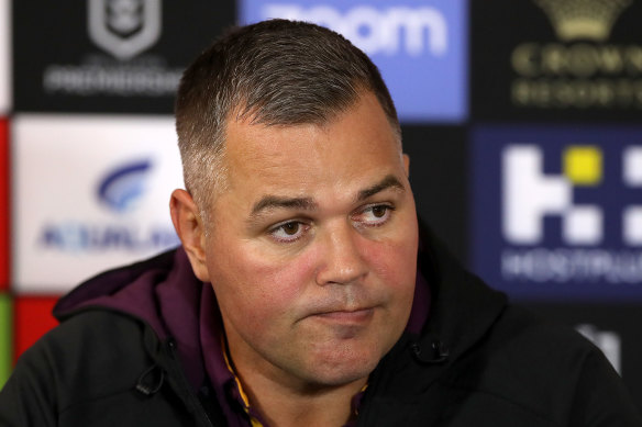 Anthony Seibold was the target of false online rumours while still at the Broncos.