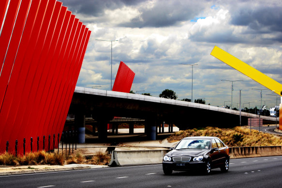 L'autoroute à péage CityLink.