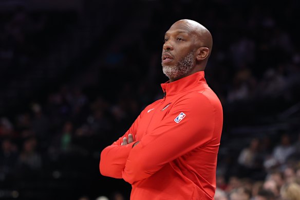 Portland Trail Blazers head coach Chauncey Billups.