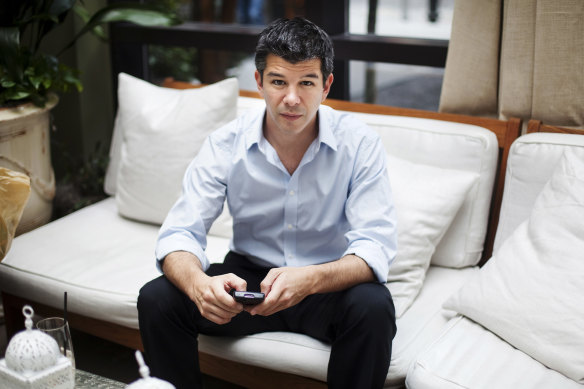 Travis Kalanick, then the chief executive of ride-hailing service Uber, pictured in 2011.