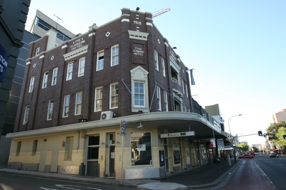 The Flinders Hotel in Darlinghurst.