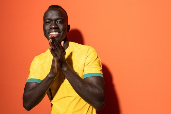 Awer Mabil has been named Young Australian of the Year.