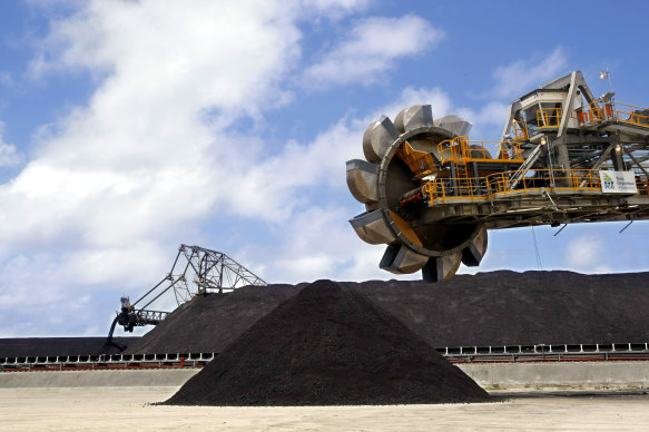 The Abbot Point coal terminal.