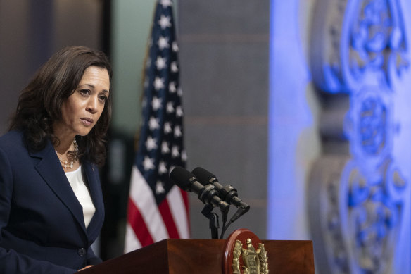 US Vice-President Kamala Harris had a difficult job in Guatemala City - telling people not to come to the United States. 