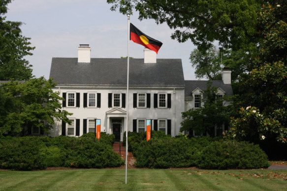 The Kluge-Ruhe Aboriginal Art Collection Museum in Charlottesville, Virginia. 
