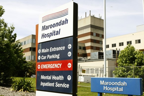 The state government and opposition have made duelling election commitments for the Maroondah Hospital. 