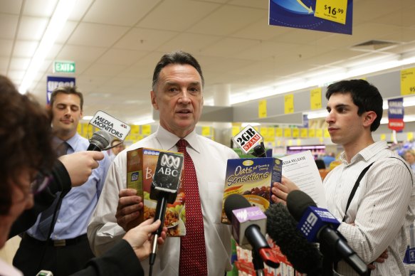 Craig Emerson in 2009, when he was consumer affairs minister. 