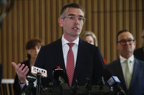 NSW Premier Dominic Perrottet on Thursday.