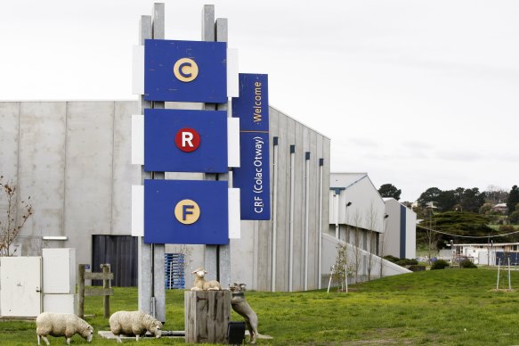 An old photo of what used to be the CRF Abattoirs in Colac. The Australian Lamb Company purchased the site in 2013.