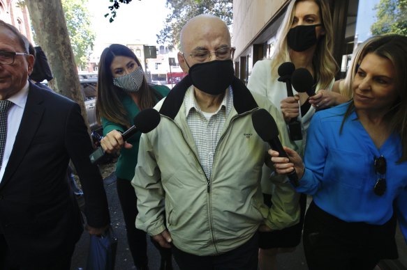 Eddie Obeid entering court today.