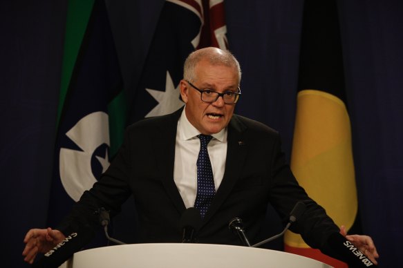 Former prime minister Scott Morrison did not have to visit the governor-general in person to be appointed in charge of other ministers’ departments.