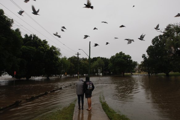 Scenes from Windsor today as families evacuate. 