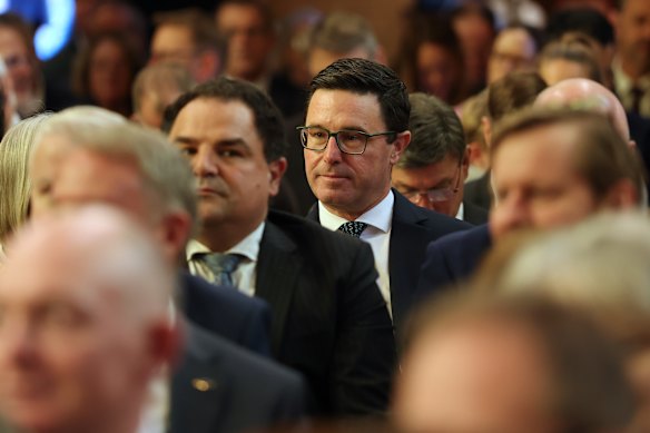 Nationals leader David Littleproud at the traditional pre-parliament church service on Tuesday morning.