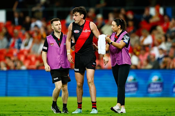 Liam McMahon of the Bombers.