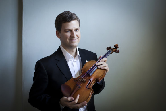 Violinist James Ehnes made the most of the glowing clarity of the newly refurbished Concert Hall.