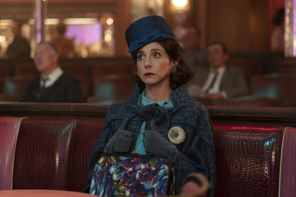 “Rose is kind of wonderfully baffling,” says Marin Hinkle of her character. 