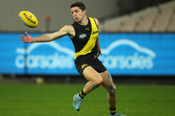 Jason Castagna won three flags in his first 100 games.