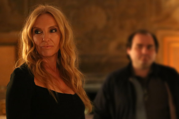 Mafia Mamma proves Toni Collette has retained her flair for physical comedy.