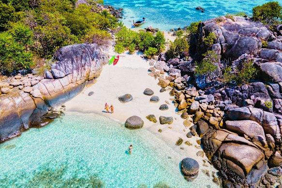 Reefs and beaches – ideal for snorkelling off Koh Lipe.