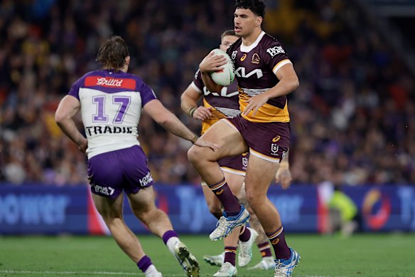Ben Te Kura while playing for the Broncos.
