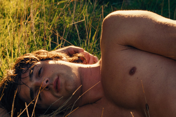 Jacob Elordi as Felix in Emerald Fennell’s film Saltburn.