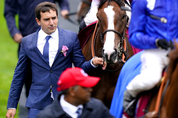 French trainer Jerome Reynier has high hopes for Lazzat in Saturday’s Golden Eagle.