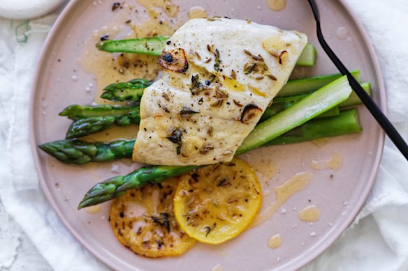 Karen Martini’s blue-eye fillets with lemon, fennel seeds and thyme
