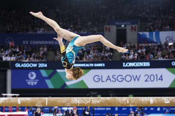 Olivia Vivian at the 2014 Glasgow Commonwealth Games.