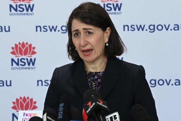 NSW Premier Gladys Berejiklian 