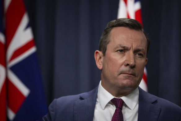 WA Premier Mark McGowan has locked down Perth and Peel.