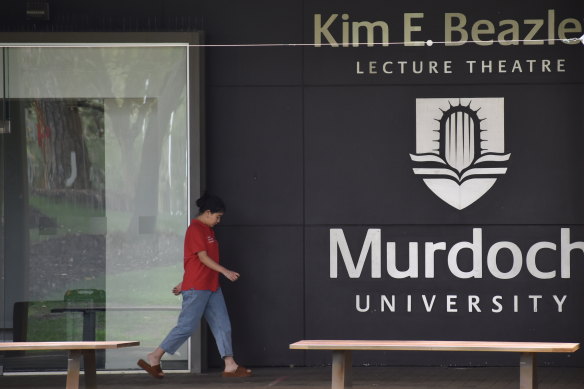 Murdoch University’s largest lecture hall, named after one of the state’s biggest political figureheads, no longer hosts course lectures. 