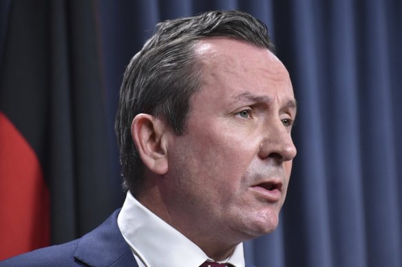 WA Premier Mark McGowan. 