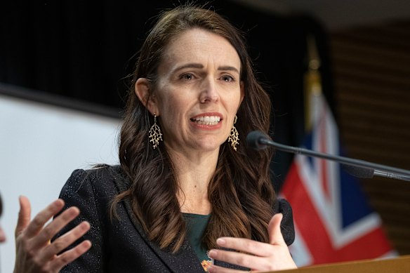 New Zealand Prime Minister Jacinda Ardern.