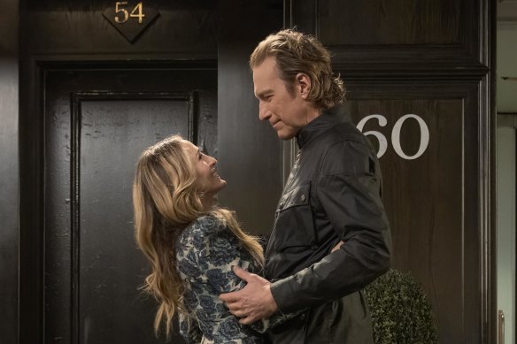 Aidan (John Corbett, with Sarah Jessica Parker as Carrie) makes a return in season 2 of And Just Like That.