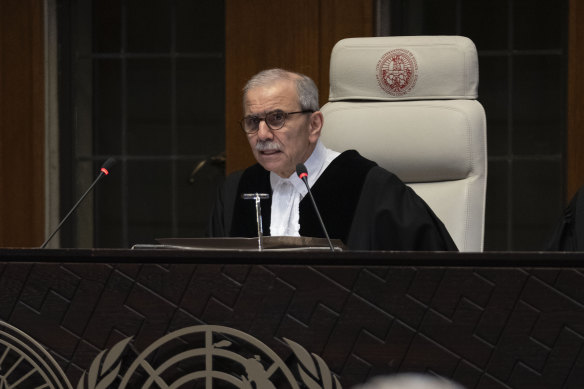 ICJ presiding Judge Nawaf Salam, pictured in May, has been named as Lebanon’s new prime minister.