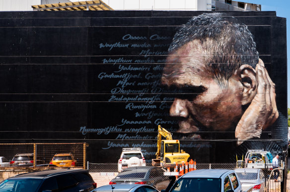 Another drawcard: Darwin street art in the CBD.