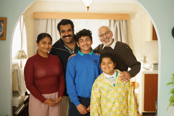 The Assadi family in the endearingly autobiographical comedy <i>Raised By Refugees</i>, which was created by Kiwi comic Pax Assadi.