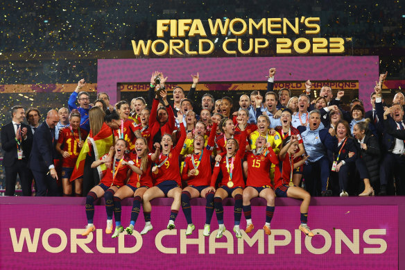 Spain are World Cup champions.