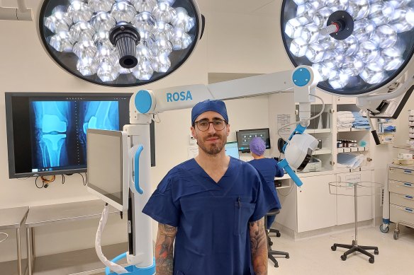 Orthopaedic nurse Miguel Romero Martinez mostly works Monday to Friday, but sometimes has to be on call on weekends.