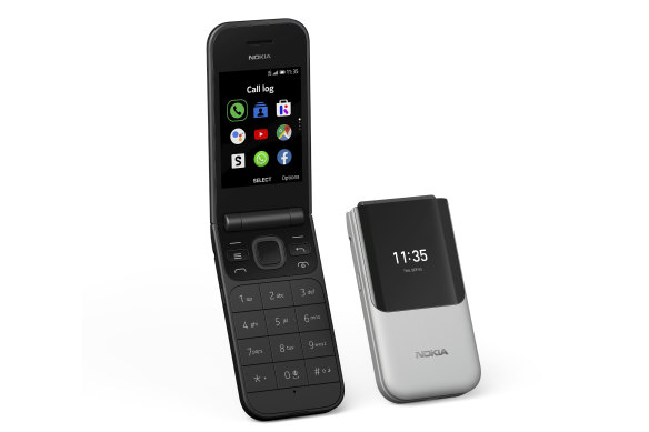 The new Nokia 2720 looks like the old one, but quite a bit bigger.