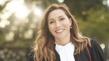 Claudia Karvan in the 2018 ABC drama, Newton's Law.