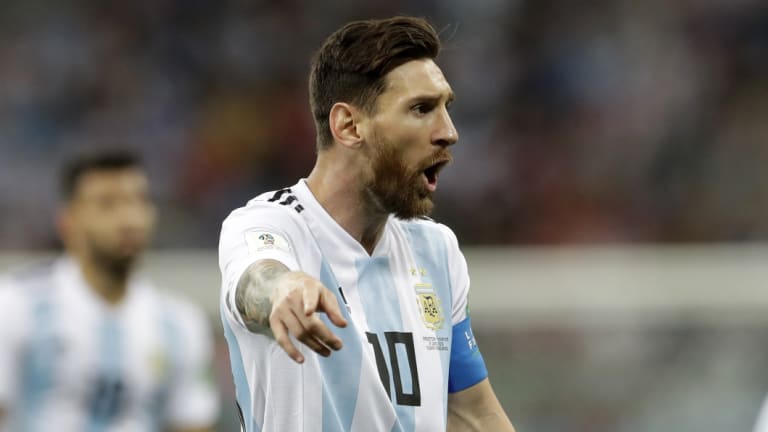 Maradona says Messi isn't the same player in an Argentina shirt.