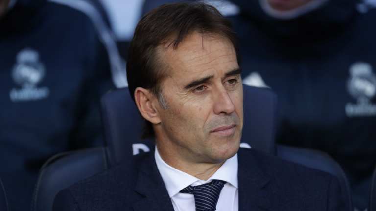 Gone: Julen Lopetegui's stint as Real Madrid manager has last just three months.