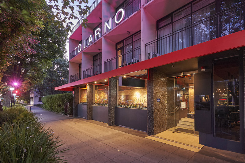 The Tolarno Hotel at 42 Fitzroy Street, St Kilda.