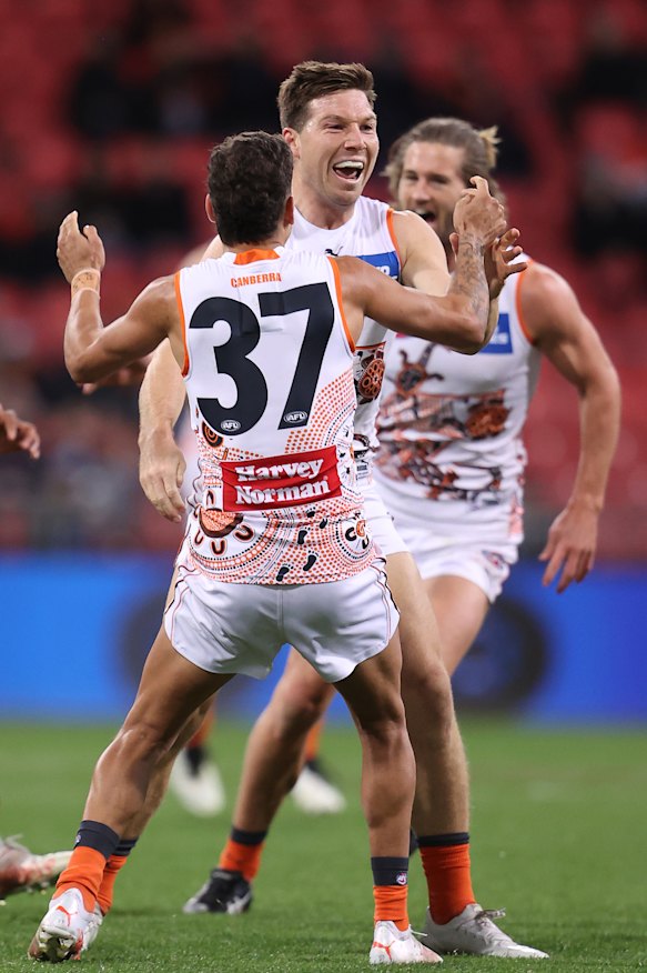 Toby Greene brings plenty of excitement.