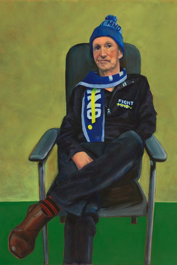 Archibald Prize finalist: Linda Gold Still Standing and Fighting.