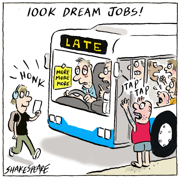 The wheels on the bus go round and round in reverse