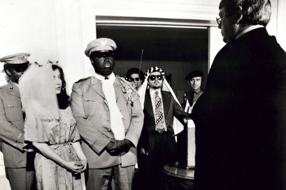  Alan Abel and his stooges impersonate fugutive Ugandan dictator Idi Amin.